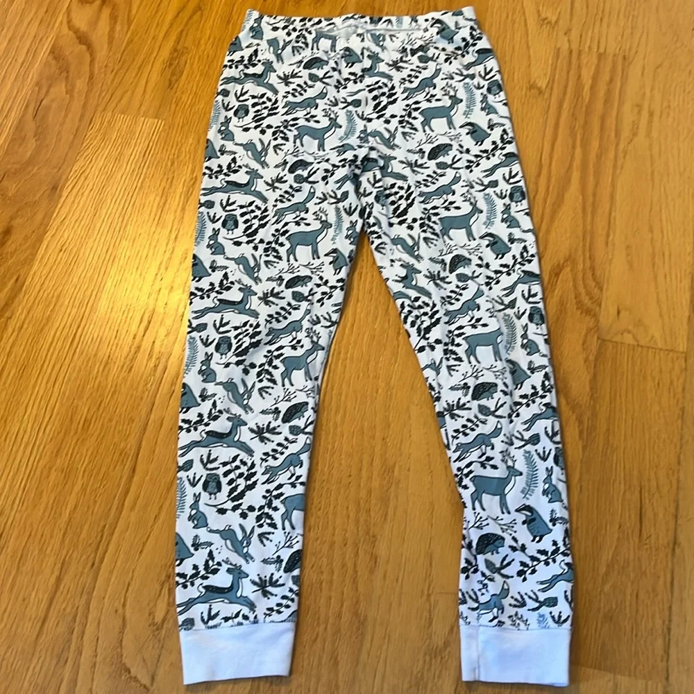 Roller rabbit blue woodland animals pajama bottom size 12
